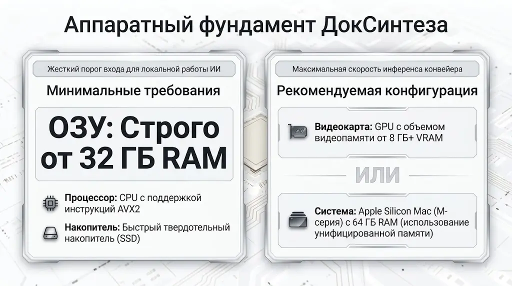 Аппаратный фундамент ДокСинтеза