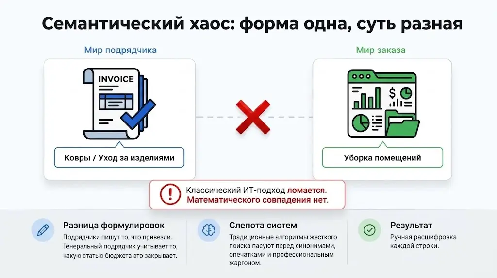Семантический хаос: форма одна, суть разная