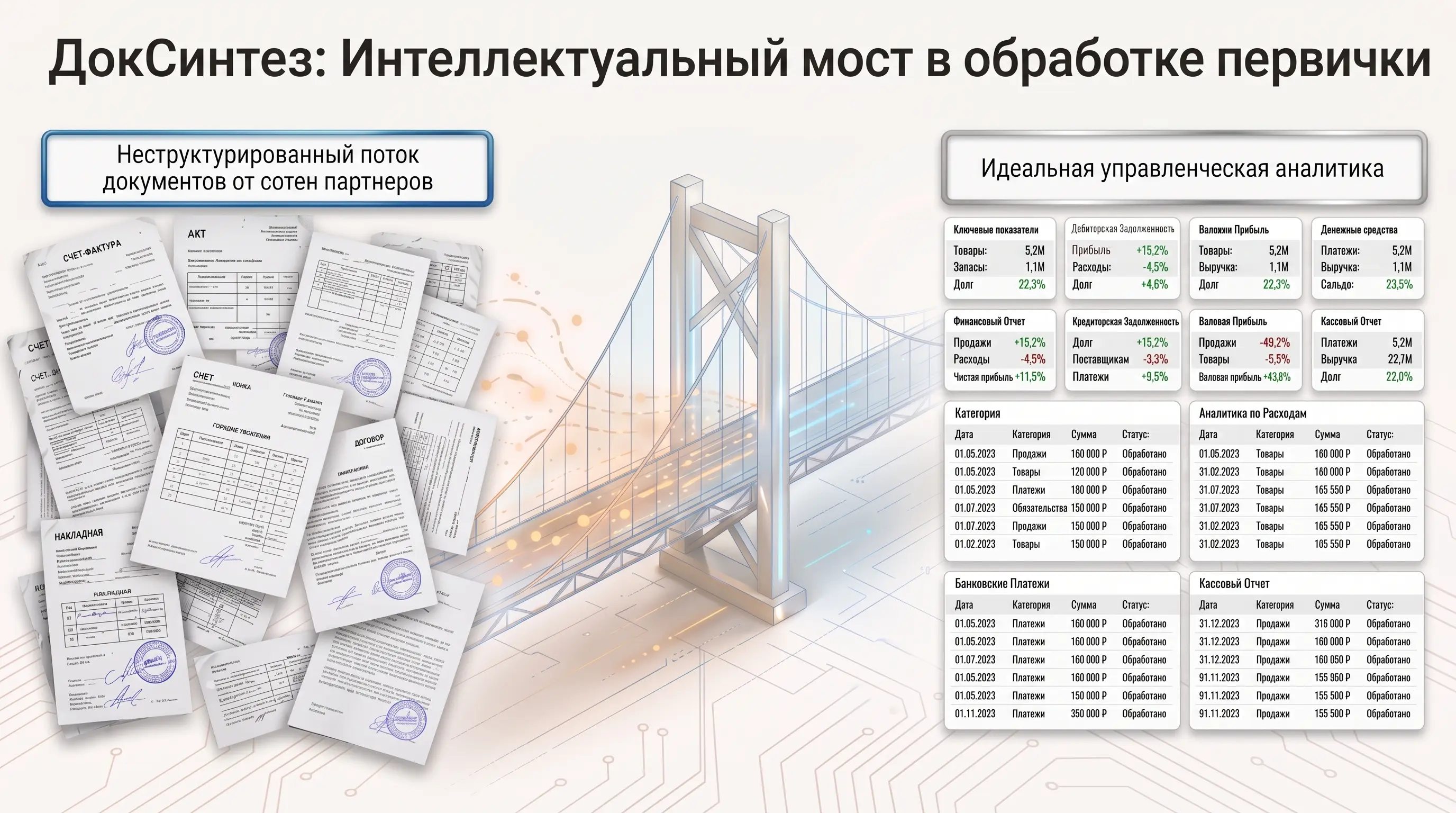 ДокСинтез: Локальная гибридная система финансового контроля